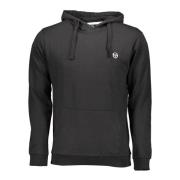 Zwarte Logo Geborduurde Hoodie Sweatshirt Sergio Tacchini , Black , He...