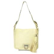 Pre-owned Fabric shoulder-bags Salvatore Ferragamo Pre-owned , Beige ,...