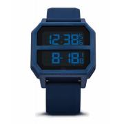 Blauwe Siliconen Quartz Herenhorloge Adidas , Blue , Heren