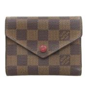 Pre-owned Canvas wallets Louis Vuitton Vintage , Brown , Dames