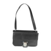 Pre-owned Fabric handbags Salvatore Ferragamo Pre-owned , Black , Dame...