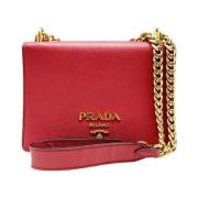 Pre-owned Leather prada-bags Prada Vintage , Red , Dames