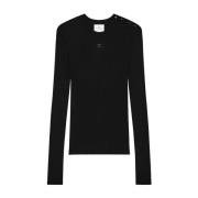 Zwarte Sweater Collectie Courrèges , Black , Dames