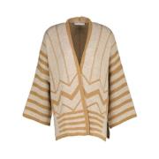 Bergamo Gilet Gebreide Kleding Beige/Camel Amélie & Amélie , Beige , D...