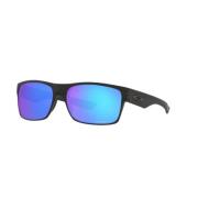 Twoface Zonnebril Zwart Vierkant Gepolariseerd Blauw Oakley , Black , ...