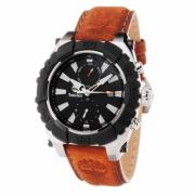 Roestvrijstalen leren band herenhorloge Timberland , Multicolor , Here...