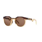 Hstn Zonnebril Dark Amber/Light Curry Oakley , Brown , Heren