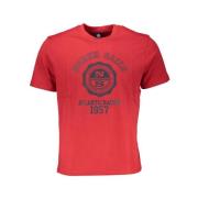 Print Logo Ronde Hals T-Shirt North Sails , Red , Heren