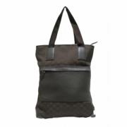 Pre-owned Canvas totes Gucci Vintage , Black , Dames