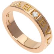 Pre-owned Rose Gold rings Bvlgari Vintage , Pink , Dames