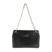 Pre-owned Leather shoulder-bags Gucci Vintage , Black , Dames