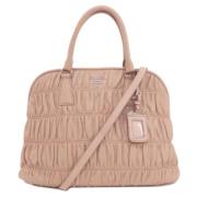 Pre-owned Leather prada-bags Prada Vintage , Pink , Dames