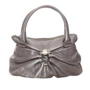 Pre-owned Fabric handbags Salvatore Ferragamo Pre-owned , Gray , Dames