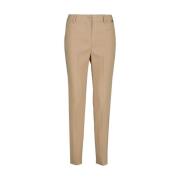 Beige Amalfi Broek Amélie & Amélie , Beige , Dames