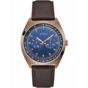 Roestvrijstalen kwarts herenhorloge bruin Guess , Brown , Heren