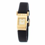 Gouden Dames Quartz Rubberen Horloge Laura Biagiotti , Yellow , Dames