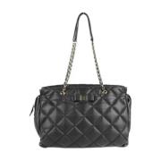 Pre-owned Fabric shoulder-bags Salvatore Ferragamo Pre-owned , Black ,...