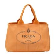 Pre-owned Fabric prada-bags Prada Vintage , Orange , Dames