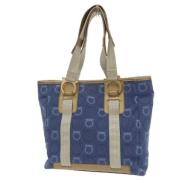 Pre-owned Fabric totes Salvatore Ferragamo Pre-owned , Blue , Dames