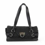 Pre-owned Fabric handbags Salvatore Ferragamo Pre-owned , Black , Dame...