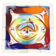 Pre-owned Silk scarves Hermès Vintage , Multicolor , Dames