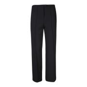 Zwarte Straight Fit Broek Blanca Vita , Black , Dames