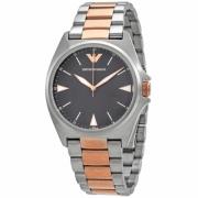 Stalen Herenhorloge Zilver Emporio Armani , Gray , Heren