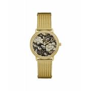 Stalen Dameshorloge Gouden Kleur Guess , Yellow , Dames