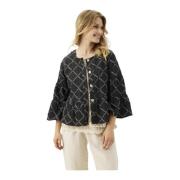 Leya Jacket Blazer Zwart IN Front , Black , Dames