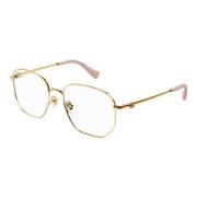 Gouden Brillenmontuur Gg1420Ok Gucci , Yellow , Heren