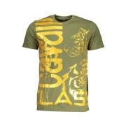 Print Logo Korte Mouw Tee Cavalli Class , Green , Heren