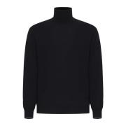 Zwarte Sweaters voor Mannen Brunello Cucinelli , Black , Heren