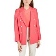 Blazer Jas Rechte Snit Lange Mouw Tara Jarmon , Pink , Dames