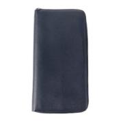 Pre-owned Leather wallets Prada Vintage , Blue , Dames