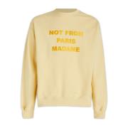 Stijlvolle Sweatshirt Collectie Drole de Monsieur , Beige , Heren