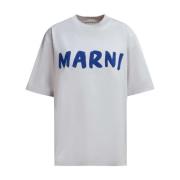 Dames T-shirts & Polos Lon15 Aw24 Marni , Gray , Dames