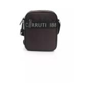 Elegante Bruine Messenger Tas Cerruti 1881 , Brown , Heren