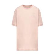 Casual Katoenen T-shirt Alexander McQueen , Pink , Heren