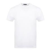 Wit T-shirt Crew Neck Regular Fit Tom Ford , White , Heren
