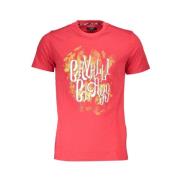 Bedrukt Logoshirt Cavalli Class , Red , Heren