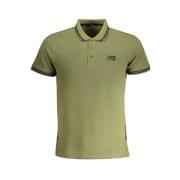 Groen Katoenen Poloshirt met Korte Mouwen Cavalli Class , Green , Here...