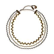 Gouden Wave Choker met Paisley Charme Etro , Yellow , Dames