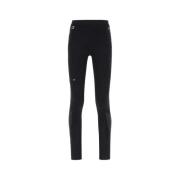 Zwarte stretch nylon Puma leggings Coperni , Black , Dames