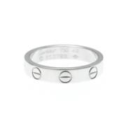 Pre-owned White Gold rings Cartier Vintage , Gray , Dames