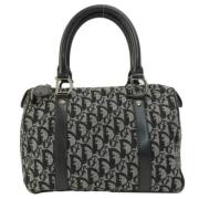 Pre-owned Fabric dior-bags Dior Vintage , Gray , Dames