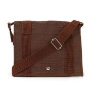 Pre-owned Fabric shoulder-bags Hermès Vintage , Brown , Dames