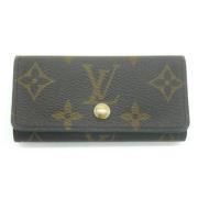 Pre-owned Canvas key-holders Louis Vuitton Vintage , Brown , Dames