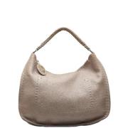 Pre-owned Leather handbags Fendi Vintage , Gray , Dames