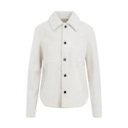 Pop Corn Shearling Jacket Bottega Veneta , White , Dames