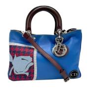 Pre-owned Fabric dior-bags Dior Vintage , Blue , Dames